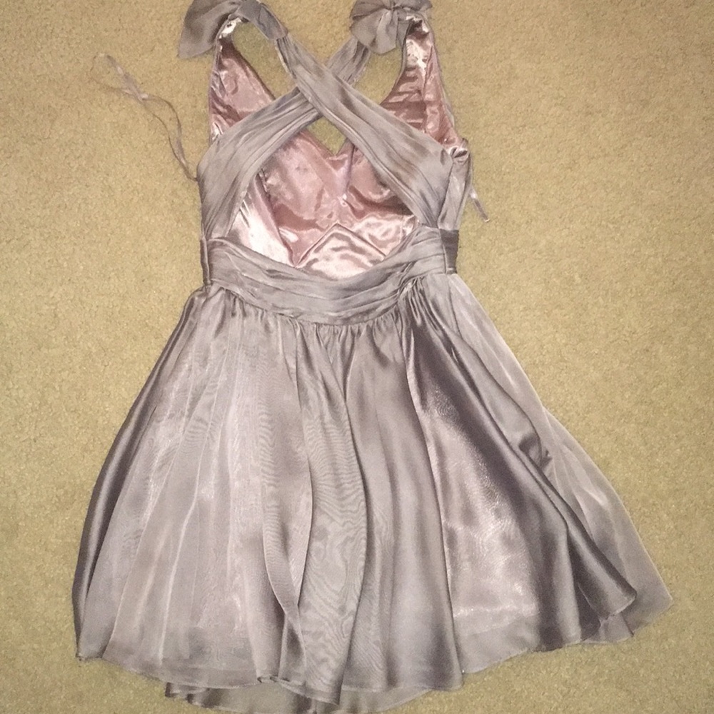 Mauve short party/cocktail dress - Picture 2 of 2